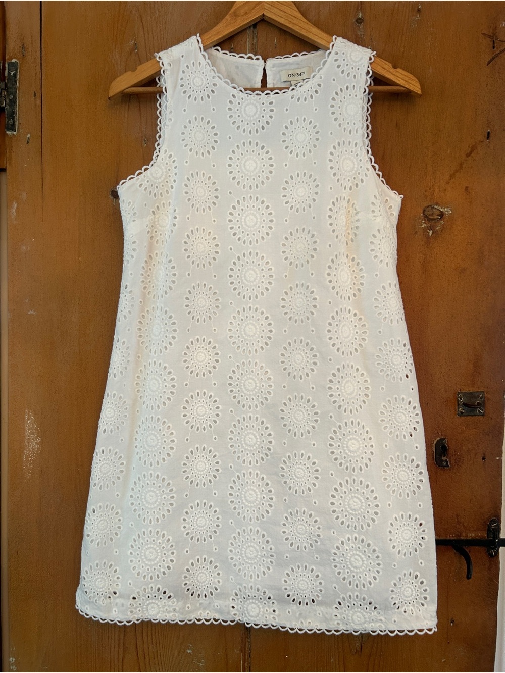 On 34th eyelet dress S